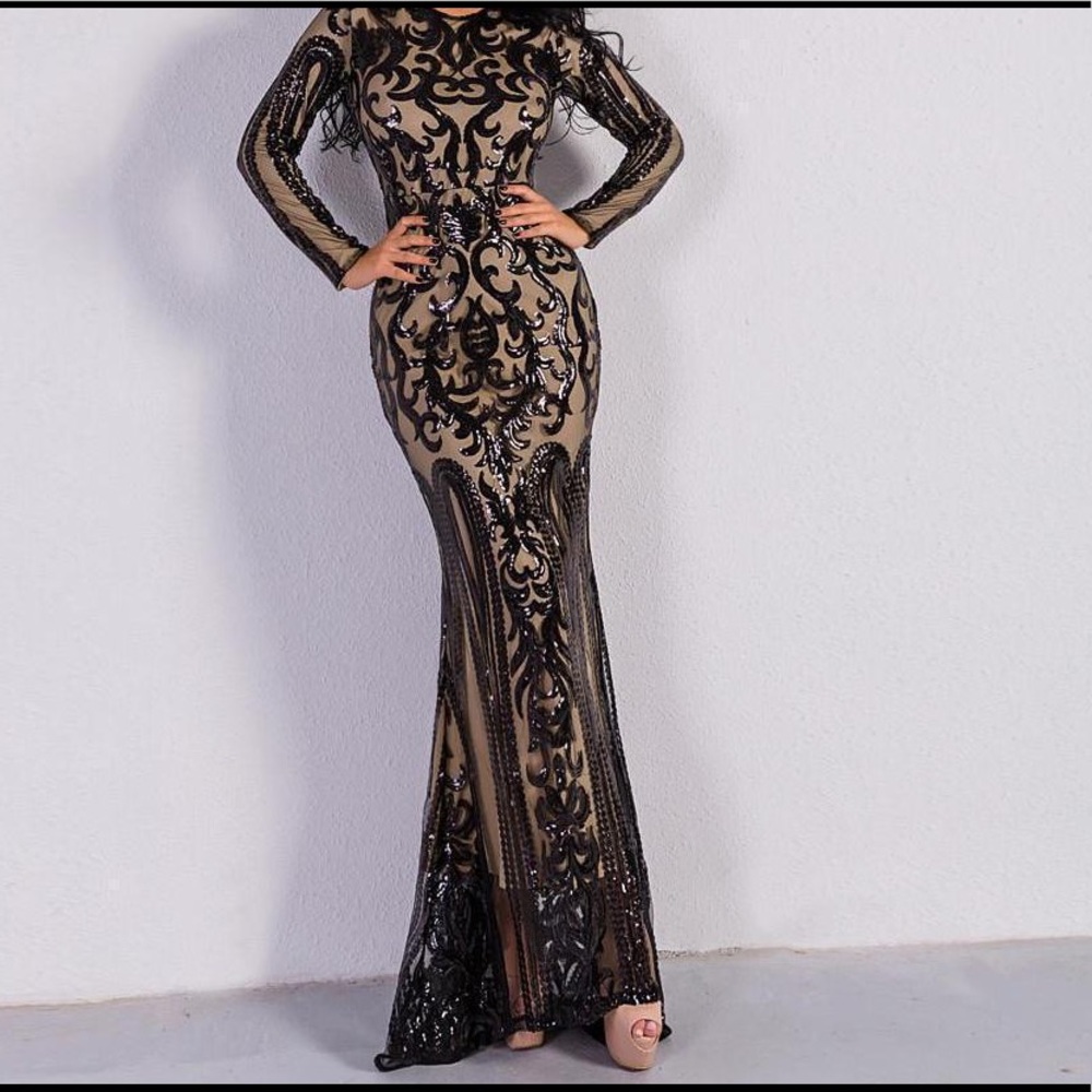 Long Sleeve Maxi Dress